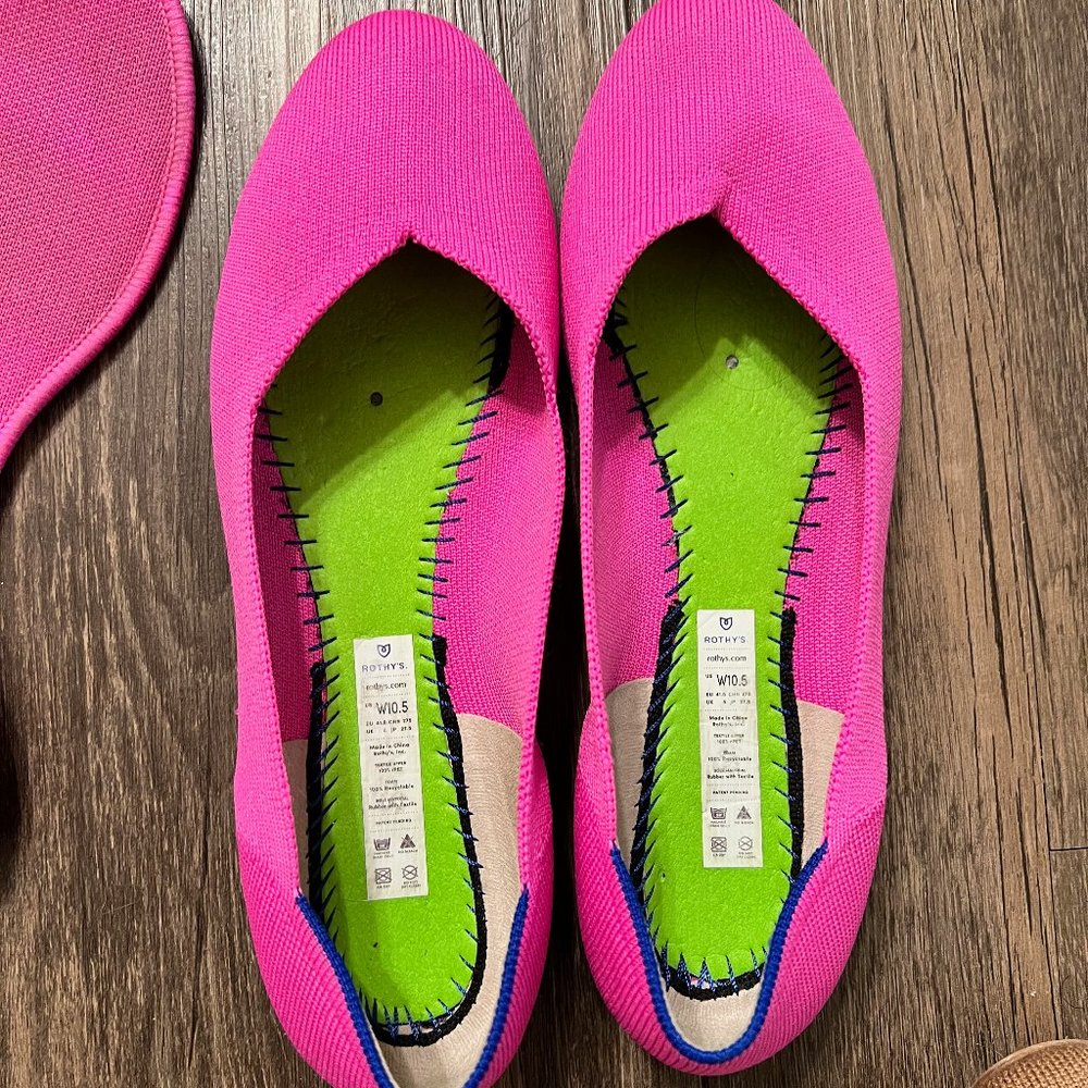 Rothy's Dragonfuit Flats
